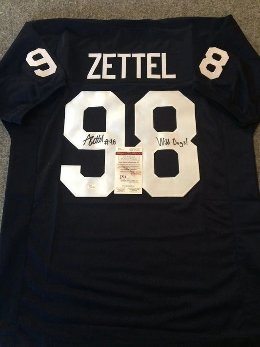 MVP Authentics Anthony Zettel Autographed Signed Inscribed Penn State Jersey Jsa Coa 135 sports jersey framing , jersey framing