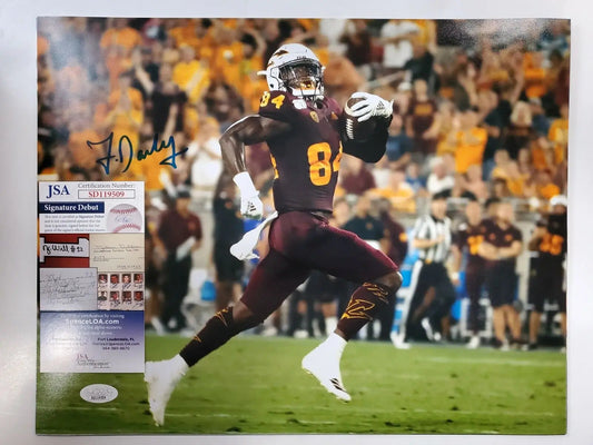 MVP Authentics Arizona State Sun Devils Frank Darby Autographed Signed 11X14 Photo Jsa Coa 71.10 sports jersey framing , jersey framing