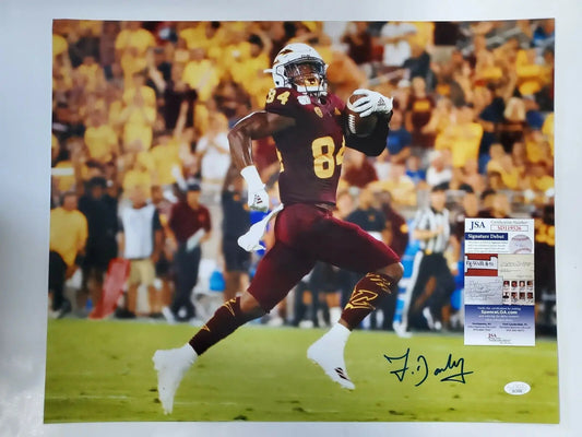MVP Authentics Arizona State Sun Devils Frank Darby Autographed Signed 16X20 Photo Jsa Coa 89.10 sports jersey framing , jersey framing