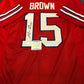 MVP Authentics BUFFALO BILLS JOHN BROWN AUTOGRAPHED SIGNED JERSEY BECKETT COA 116.10 sports jersey framing , jersey framing