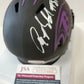 MVP Authentics Baltimore Ravens Anquan Boldin Autographed Eclipse Mini Helmet Jsa Coa 125.10 sports jersey framing , jersey framing