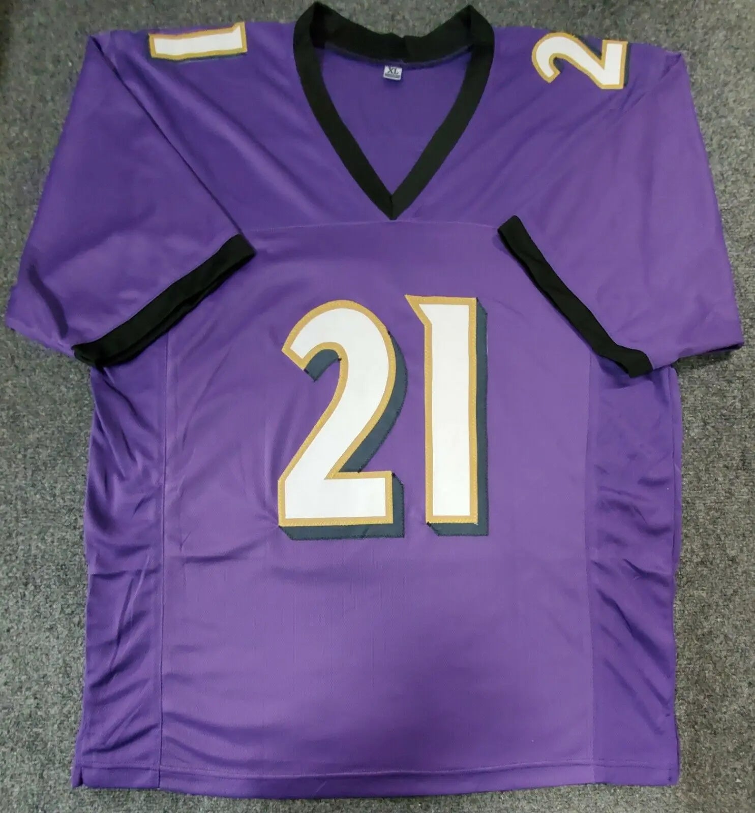 MVP Authentics Baltimore Ravens Chris Mcalister Autographed Signed Inscribed Jersey Jsa Coa 107.10 sports jersey framing , jersey framing