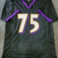 MVP Authentics Baltimore Ravens Jonathan Ogden Autographed Inscribed Stat Jersey Jsa Coa 134.10 sports jersey framing , jersey framing