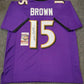 MVP Authentics Baltimore Ravens Marquise Brown Autographed Signed Jersey Jsa  Coa 134.10 sports jersey framing , jersey framing