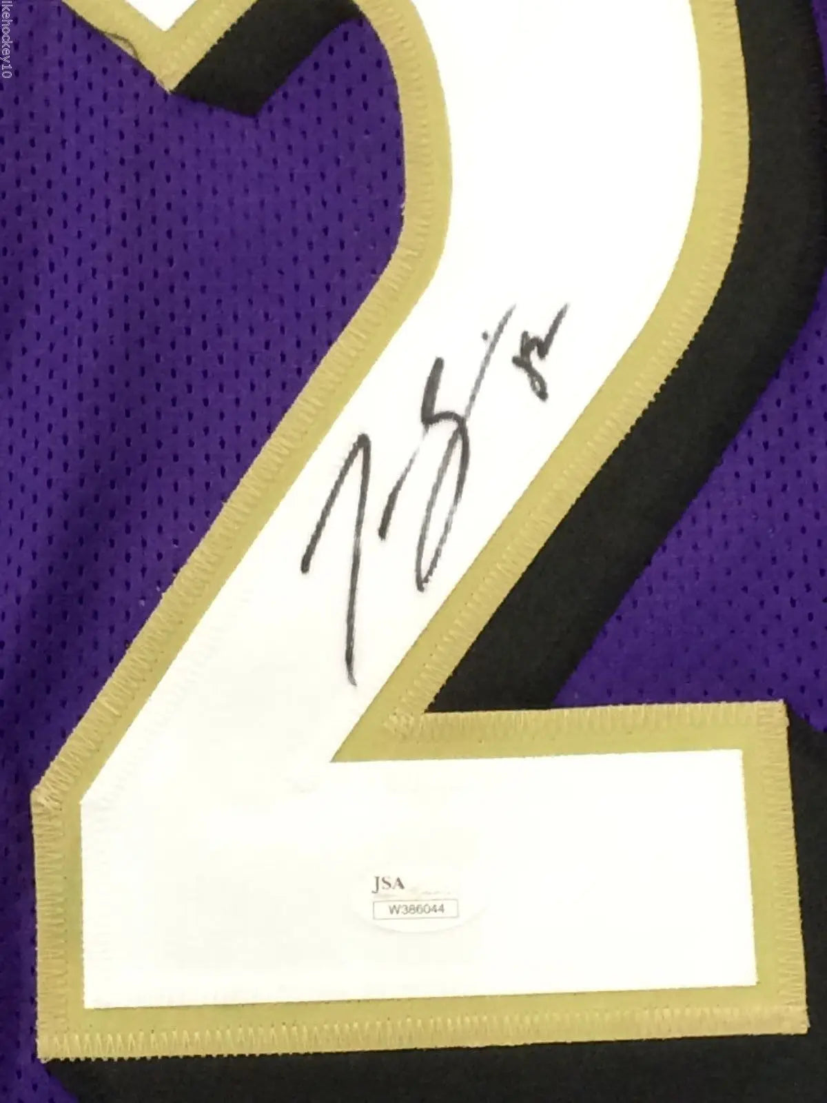 MVP Authentics Baltimore Ravens Torrey Smith Autographed Signed Jersey Jsa Sticker 89.10 sports jersey framing , jersey framing
