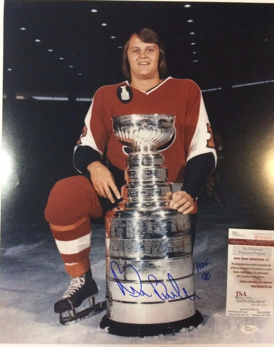 MVP Authentics Bill Barber Autographed Signed Inscribed Philadelphia Flyers 16X20 Photo Jsa Coa 90 sports jersey framing , jersey framing