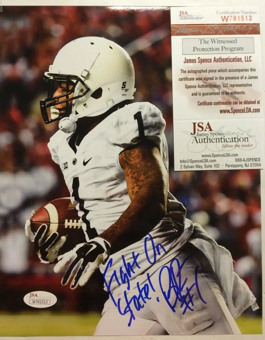 MVP Authentics Bill Belton Autographed Inscribed Signed Penn State 8X10 Photo Jsa  Coa 54 sports jersey framing , jersey framing