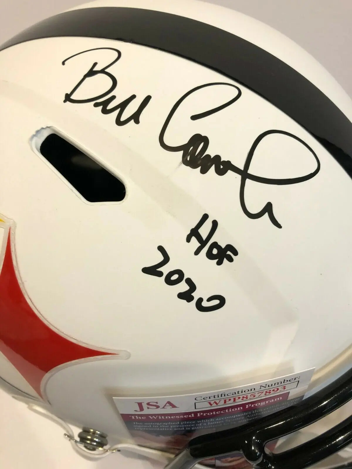 MVP Authentics Bill Cowher Signed Pittsburgh Steelers Full Size Amp Replica Helmet Jsa Coa 395.10 sports jersey framing , jersey framing