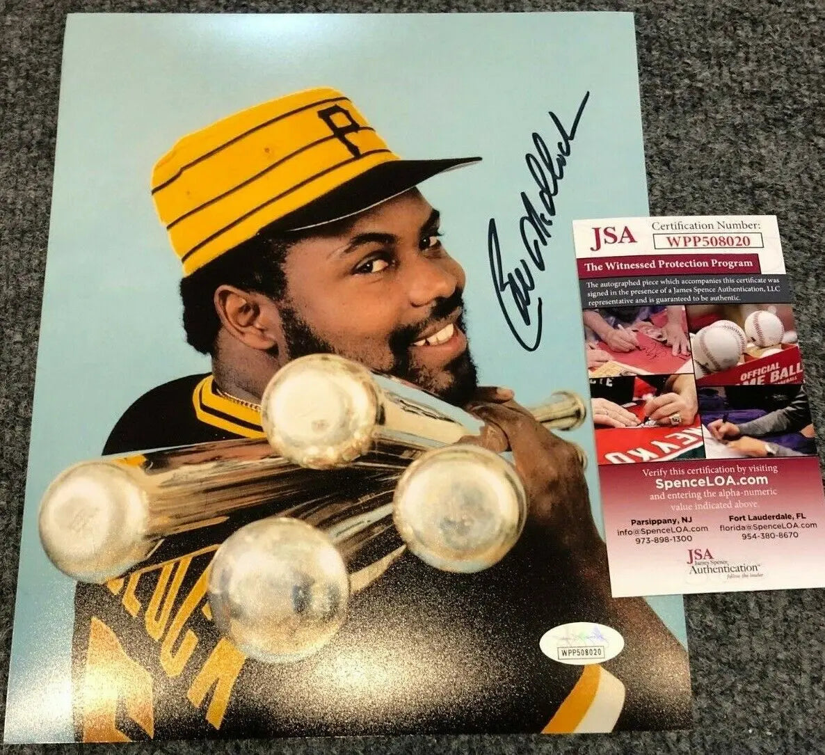 MVP Authentics Bill Madlock Autographed Signed Pittsburgh Pirates 8X10 Photo Jsa  Coa 22.49 sports jersey framing , jersey framing