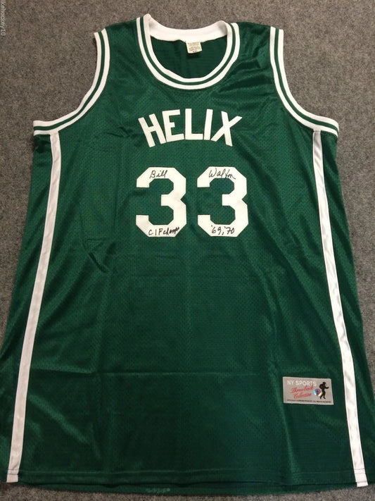 MVP Authentics Bill Walton Autographed Signed Inscribed Helix High School Jersey  Holo 166.50 sports jersey framing , jersey framing