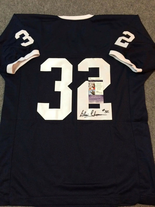 MVP Authentics Blair Thomas Autographed Signed Penn State Jersey Jsa Coa 108 sports jersey framing , jersey framing