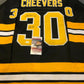 MVP Authentics Boston Bruins Gerry Cheevers Autographed Signed Inscribed Jersey Jsa Coa 98.10 sports jersey framing , jersey framing