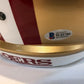 MVP Authentics Brandon Aiyuk Signed S.F. 49Ers Full Size Speed Replica Helmet Beckett Coa 288 sports jersey framing , jersey framing