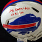 MVP Authentics Buffalo Bills Gregory Rousseau Signed Full Size Speed Authentic Helmet Jsa Coa 431.10 sports jersey framing , jersey framing