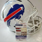 MVP Authentics Buffalo Bills Gregory Rousseau Signed Full Size Speed Replica Helmet Jsa Coa 296.10 sports jersey framing , jersey framing