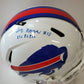 MVP Authentics Buffalo Bills Gregory Rousseau Signed Full Size Speed Replica Helmet Jsa Coa 296.10 sports jersey framing , jersey framing