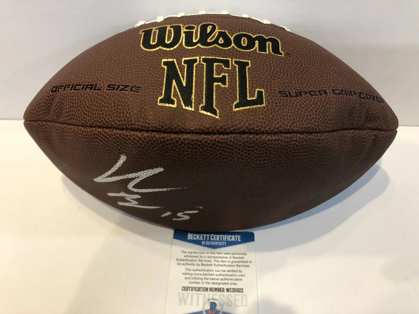 MVP Authentics Buffalo Bills John Brown Autographed Signed Nfl Football Beckett Coa 107.10 sports jersey framing , jersey framing