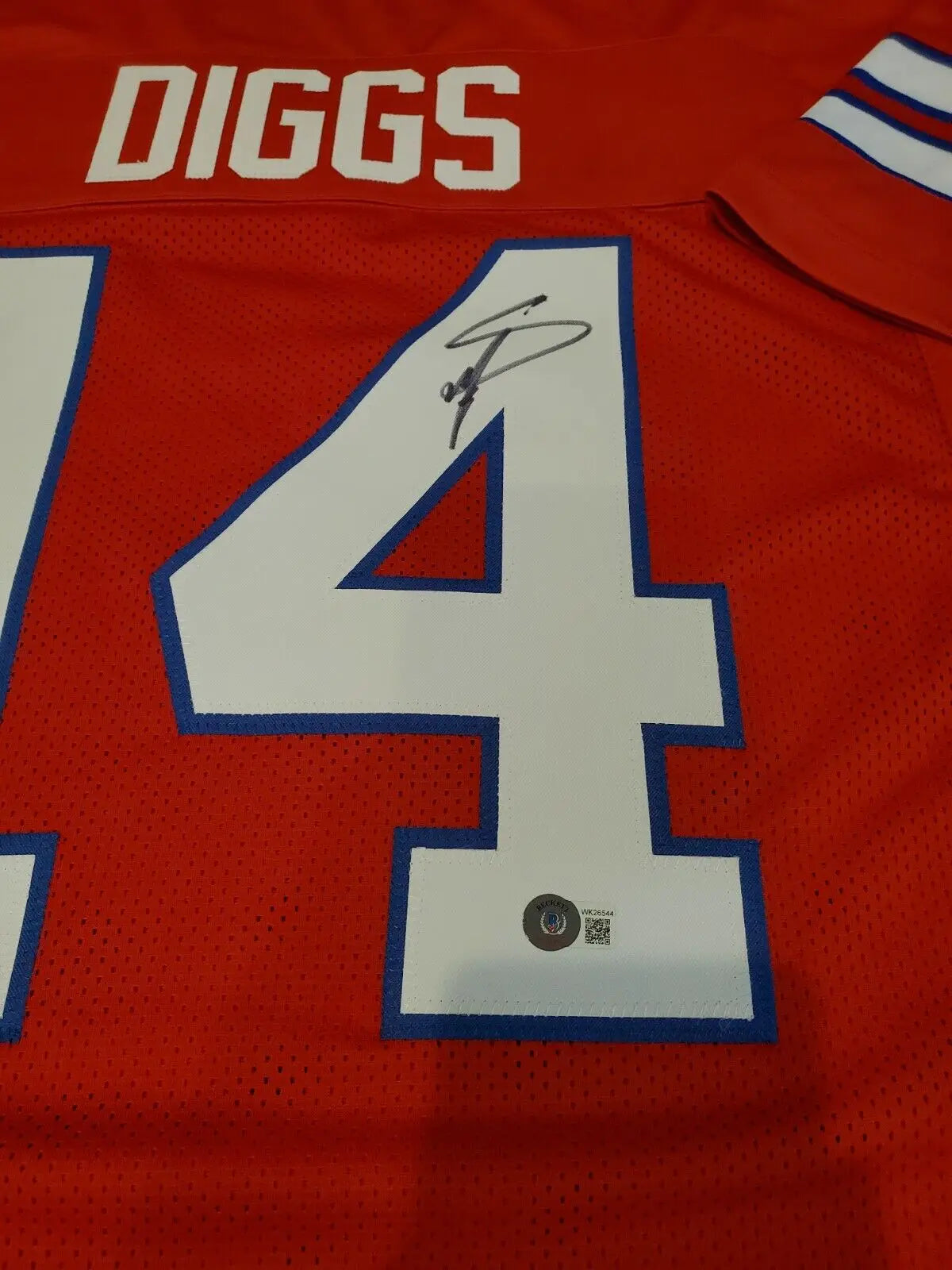 MVP Authentics Buffalo Bills Stefon Diggs Autographed Signed Jersey Beckett Coa 161.10 sports jersey framing , jersey framing