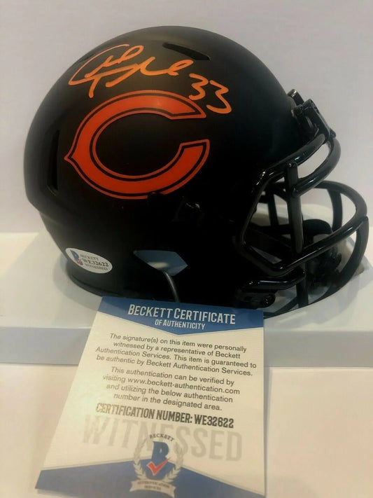 MVP Authentics Charles Tillman Signed Chicago Bears Eclipse Mini Helmet Beckett Coa 179.10 sports jersey framing , jersey framing