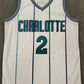 MVP Authentics Charlotte Hornets Larry Johnson Autographed Signed Jersey Jsa Coa 98.10 sports jersey framing , jersey framing