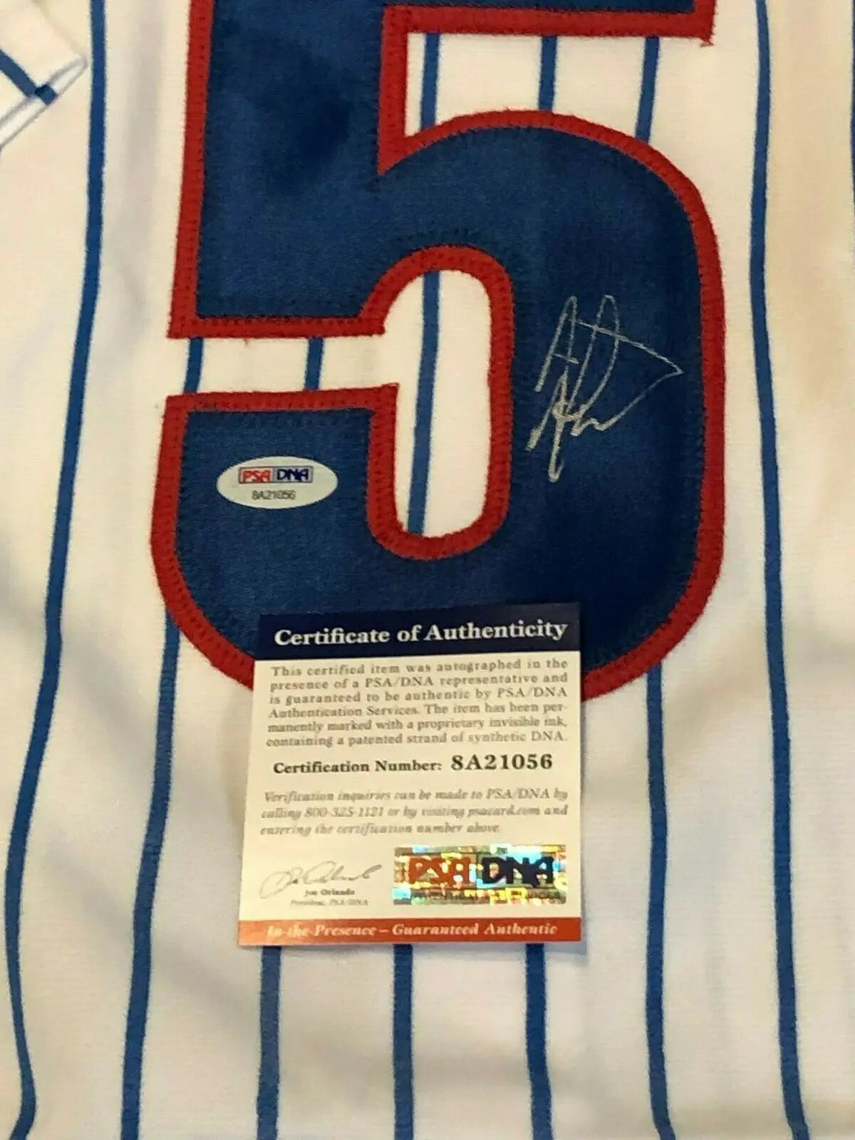 Chicago Cubs Albert Almora Jr. Autographed Signed Jersey Psa Coa – MVP  Authentics