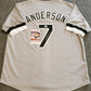 MVP Authentics Chicago White Sox Tim Anderson Autographed Signed Jersey Jsa Coa 107.10 sports jersey framing , jersey framing