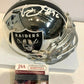 MVP Authentics Clelin Ferrell Autographed Signed Oakland Raiders Chrome Mini Helmet Jsa Coa 134.10 sports jersey framing , jersey framing