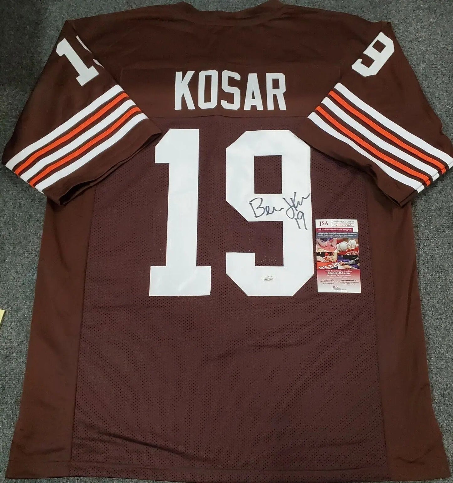 Cleveland Browns Bernie Kosar Autographed Signed Jersey Jsa Coa – MVP  Authentics