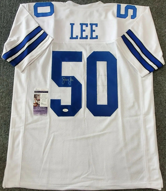 MVP Authentics Dallas Cowboys Sean Lee Autographed Signed Jersey Jsa  Coa 116.10 sports jersey framing , jersey framing