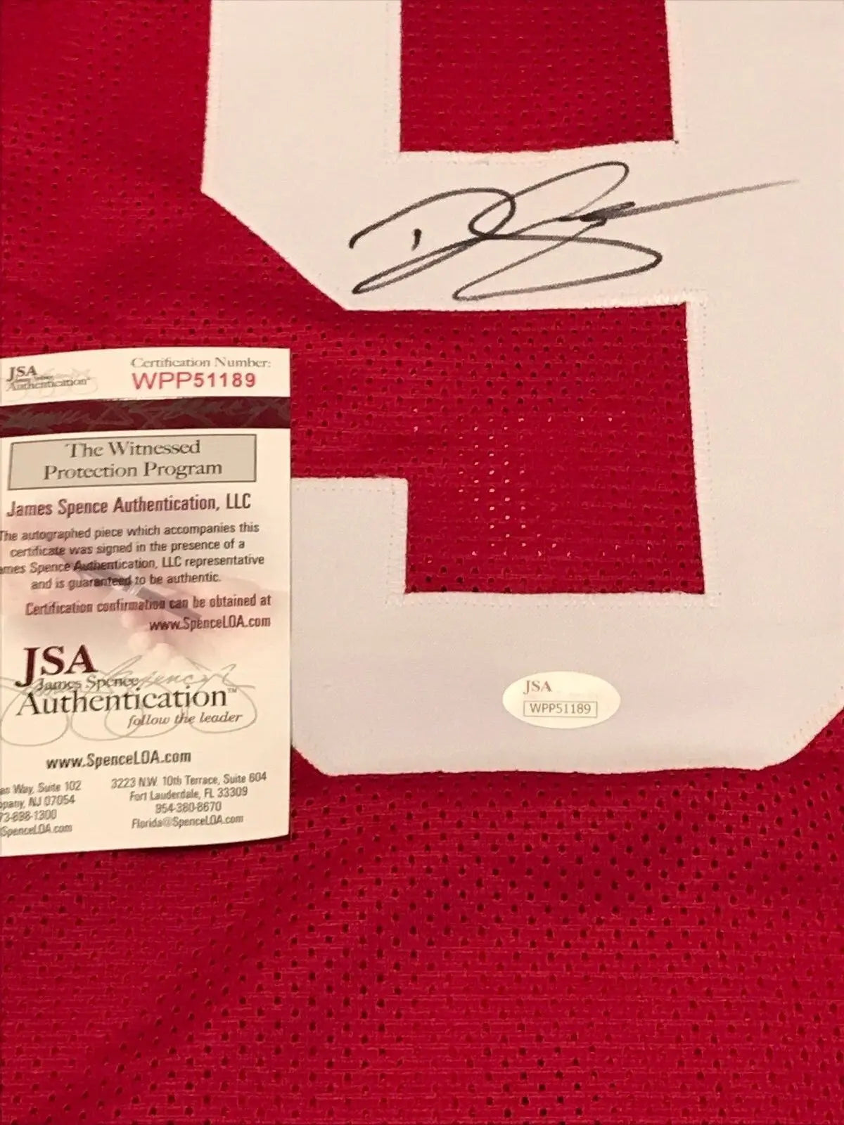 Dalton Schultz Autographed Signed Stanford Cardinals Jersey Jsa Coa