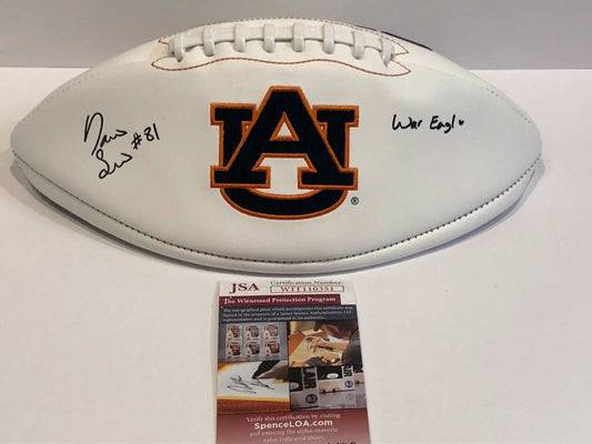 MVP Authentics Darius Slayton Autographed Signed Inscribed Auburn Tigers Logo Football Jsa Coa 107.10 sports jersey framing , jersey framing