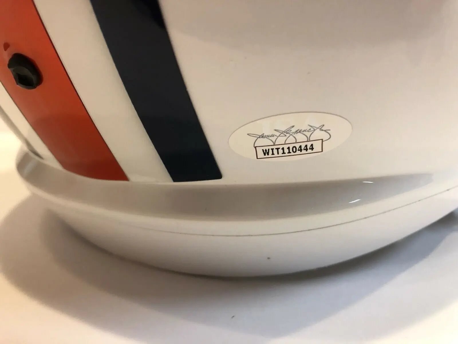 MVP Authentics Darius Slayton Signed Inscribed Auburn Tigers Full Size Speed Rep Helmet Jsa Coa 224.10 sports jersey framing , jersey framing