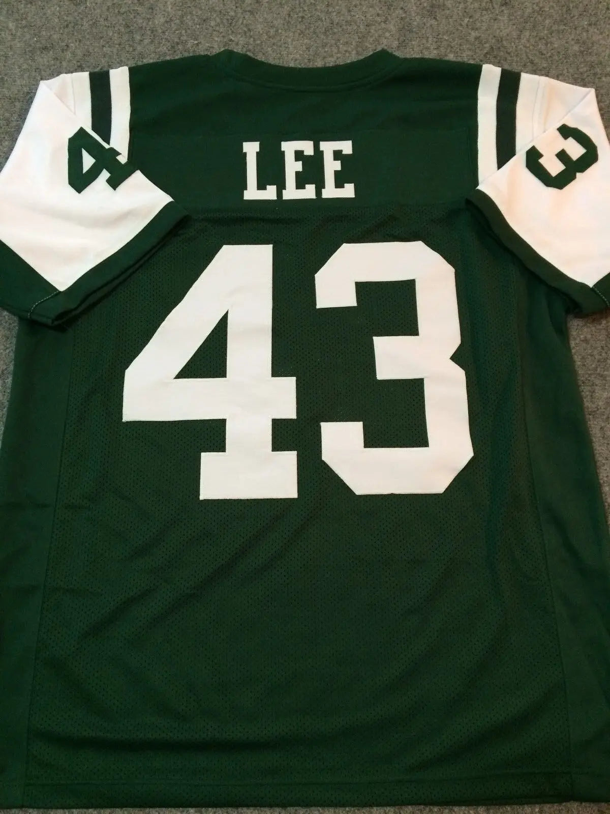 MVP Authentics Darron Lee Custom Unsigned New York Jets Jersey 22.50 sports jersey framing , jersey framing