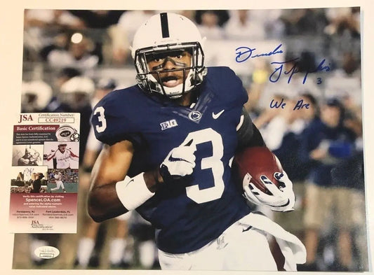 MVP Authentics Deandre Thompkins Autographed Signed Inscribe Penn State 11X14 Photo Jsa  Coa 90 sports jersey framing , jersey framing