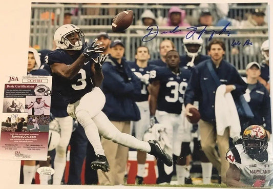 MVP Authentics Deandre Thompkins Autographed Signed Inscribe Penn State 11X14 Photo Jsa  Coa 90 sports jersey framing , jersey framing