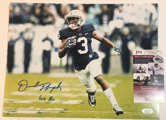 MVP Authentics Deandre Thompkins Autographed Signed Inscribe Penn State 11X14 Photo Jsa  Coa 90 sports jersey framing , jersey framing