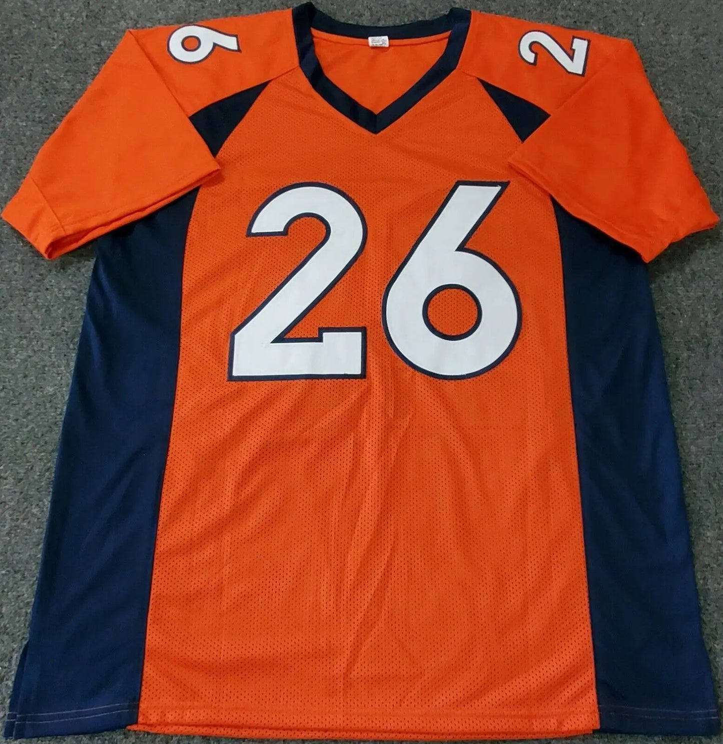 MVP Authentics Denver Broncos Clinton Portis Autographed Signed Jersey Psa Coa 161.10 sports jersey framing , jersey framing