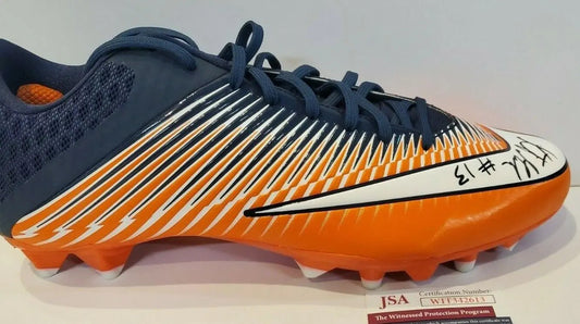 MVP Authentics Denver Broncos Kj Hamler Autographed Signed Nike Cleat Jsa Coa 125.10 sports jersey framing , jersey framing