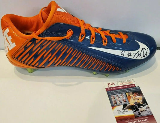 MVP Authentics Denver Broncos Kj Hamler Autographed Signed Nike Cleat Jsa Coa 125.10 sports jersey framing , jersey framing