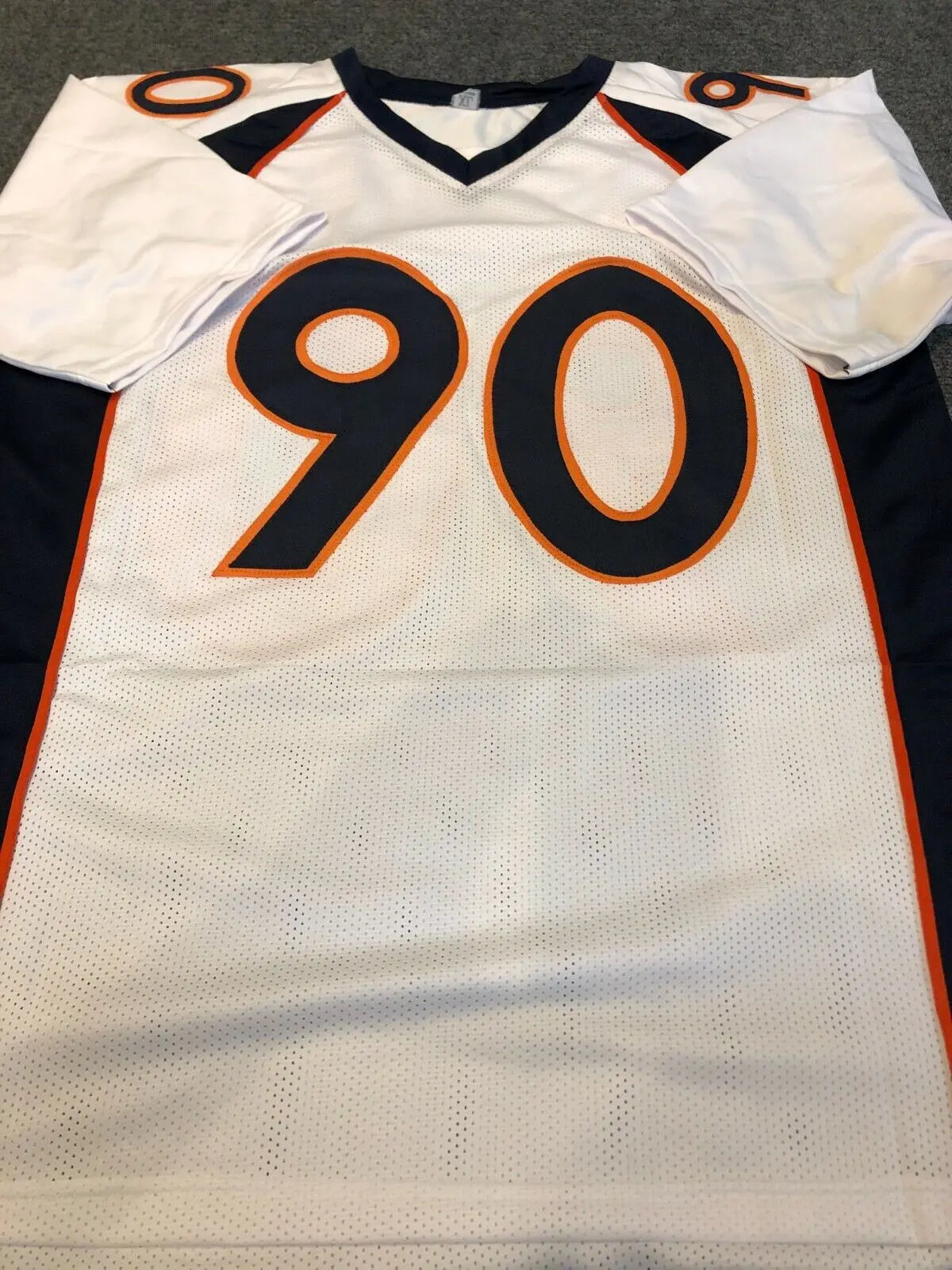 MVP Authentics Denver Broncos Neil Smith Autographed Signed Jersey Jsa  Coa 116.10 sports jersey framing , jersey framing