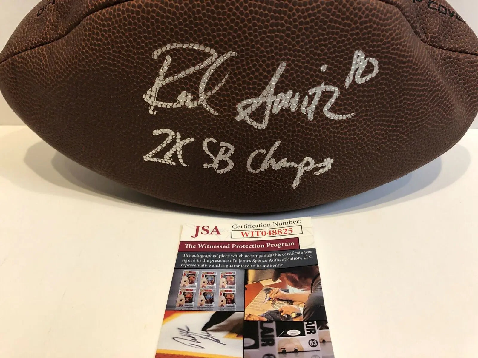 MVP Authentics Denver Broncos Rod Smith Autographed Signed Inscribed Nfl Football Jsa Coa 98.10 sports jersey framing , jersey framing