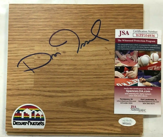 MVP Authentics Denver Nuggets Dan Issel Autographed Signed Floorboard Jsa  Coa 63 sports jersey framing , jersey framing
