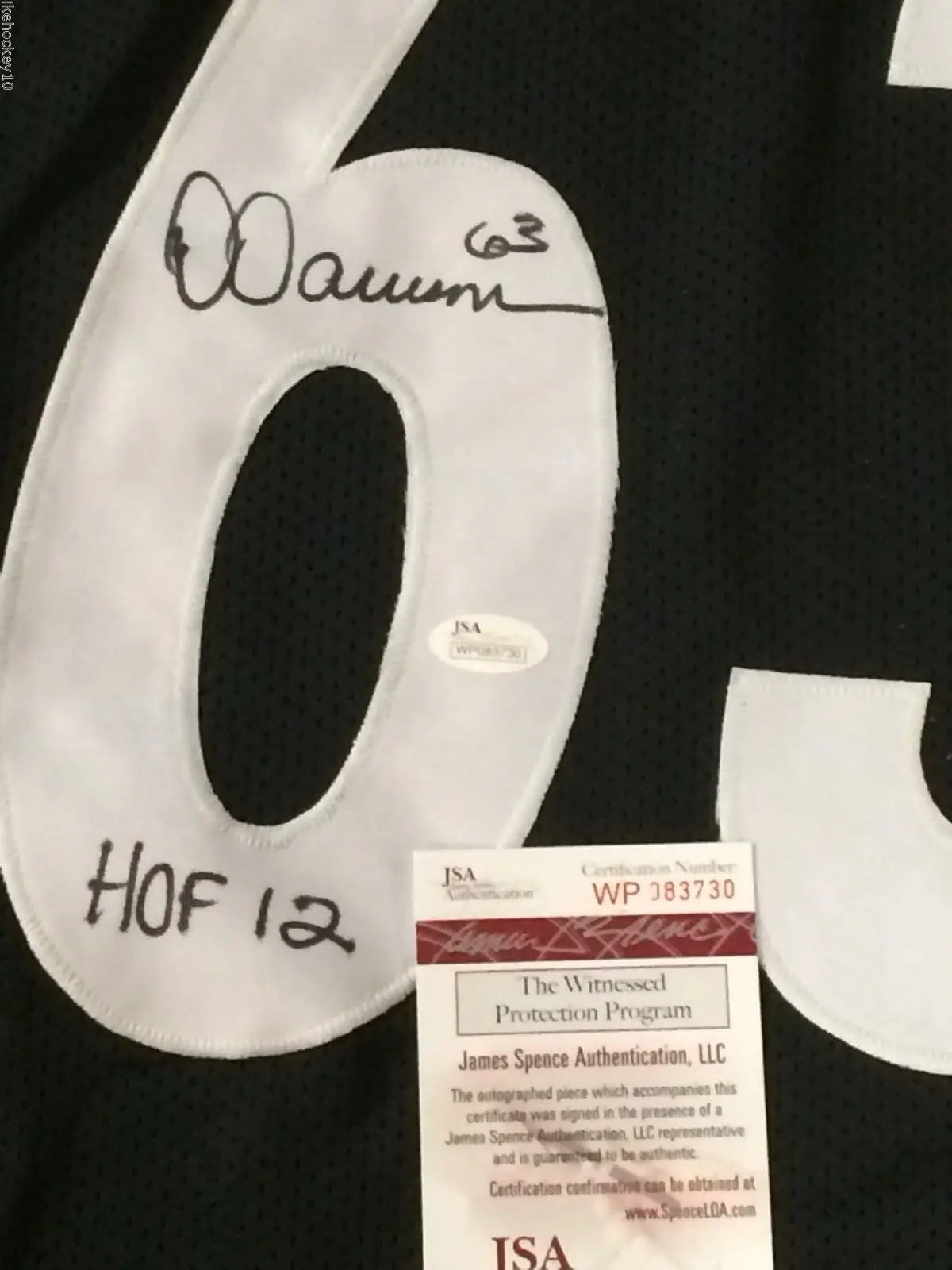 MVP Authentics Dermontti Dawson Autographed Signed Insc Pittsburgh Steelers Jersey Jsa  Coa 108 sports jersey framing , jersey framing