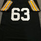 MVP Authentics Dermontti Dawson Autographed Signed Insc Pittsburgh Steelers Jersey Jsa  Coa 117 sports jersey framing , jersey framing