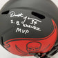 MVP Authentics Dexter Jackson Signed Tampa Bay Buccaneers Full Size Eclipse Helmet Jsa Coa 314.10 sports jersey framing , jersey framing