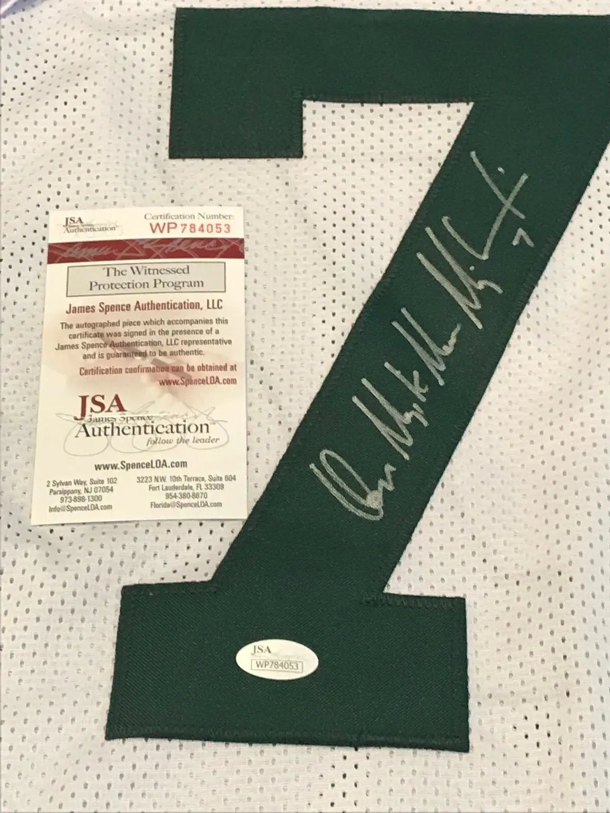 MVP Authentics Don Majkowksi Autographed Signed Inscribed G.B. Packers Jersey Jsa  Coa 116.10 sports jersey framing , jersey framing