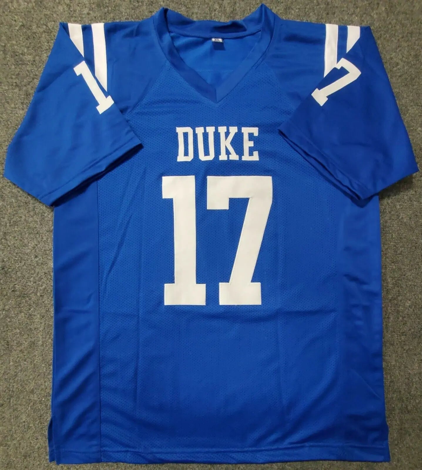 MVP Authentics Duke Blue Devils Daniel Jones Autographed Signed Jersey Beckett Coa 215.10 sports jersey framing , jersey framing