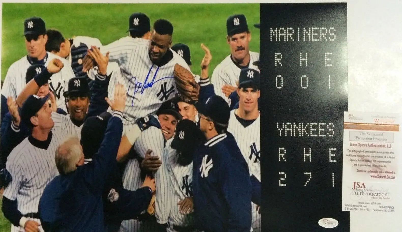 MVP Authentics Dwight Gooden Autographed Signed N.Y. Yankees 12X18 Photo Jsa  Coa 72 sports jersey framing , jersey framing