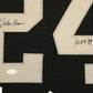 MVP Authentics FRAMED OAKLAND RAIDERS WILLIE BROWN AUTOGRAPHED SIGNED INSCRIBED JERSEY JSA COA 449.10 sports jersey framing , jersey framing