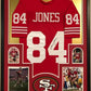 MVP Authentics Framed Brent Jones Autographed Signed S.F. 49Ers Jersey Jsa Coa 450 sports jersey framing , jersey framing